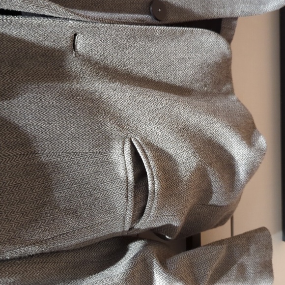 Mango Suit Jacket / Blazer Grey - Picture 3 of 8